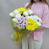 Букет из кустовых хризантем микс с доставкой в Магнитогорске