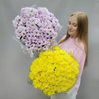 Букет из 15 кустовых хризантем с доставкой в Магнитогорске 