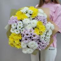 Букет из 15 кустовых хризантем с доставкой в Магнитогорске 