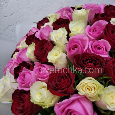 Букет из 101 мини розы