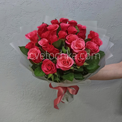 Акция! 25 мини роз