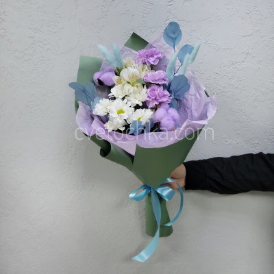 "Сновидение" букет с лунными гвоздиками