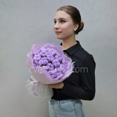 Букет из хлопка. Цвет на выбор